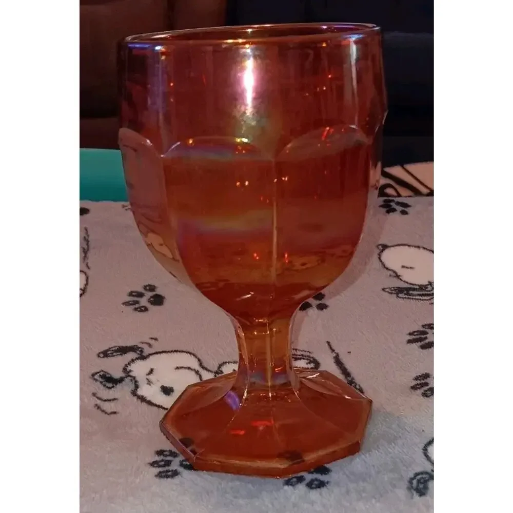 Set Of 4 IMPERIAL Carnival Glass 5 1/2